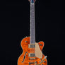 Gretsch Electromatic Ltd Flame Okoume Broadkaster Jr Single-Cut with Bigsby - Roundup Orange Stain