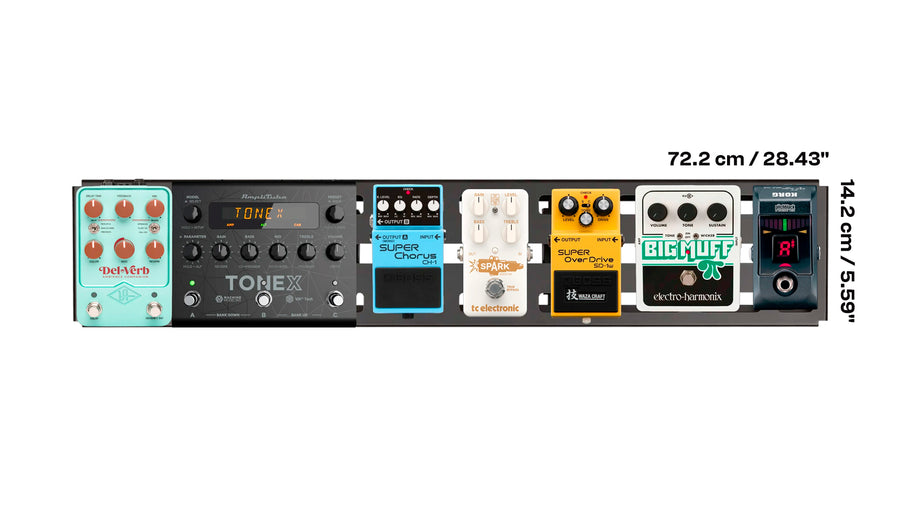 RockBoard DUO 2.3 Pedalboard with Gig Bag