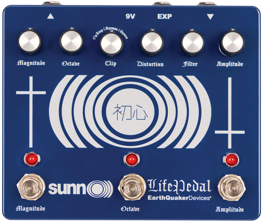 EarthQuaker Devices Sunn O))) Life Pedal V3 Octave Distortion - Limited Edition Sapphire Blue