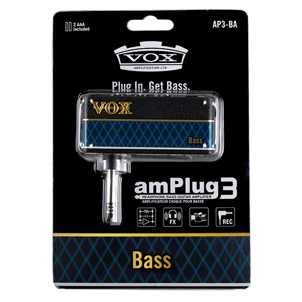 Vox amPLUG3 Headphone Amp - Bass