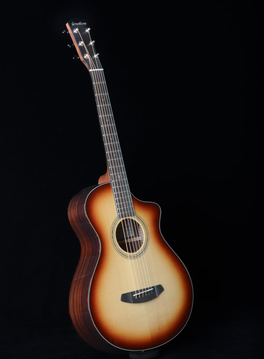 Breedlove USA Premier Parlor Concertina Burnt Amber CE - Adirondack Spruce/Indian Rosewood