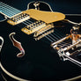 Gretsch Professional Broadkaster LX Center Block with String-Thru Bigsby and Gold Hardware - Black