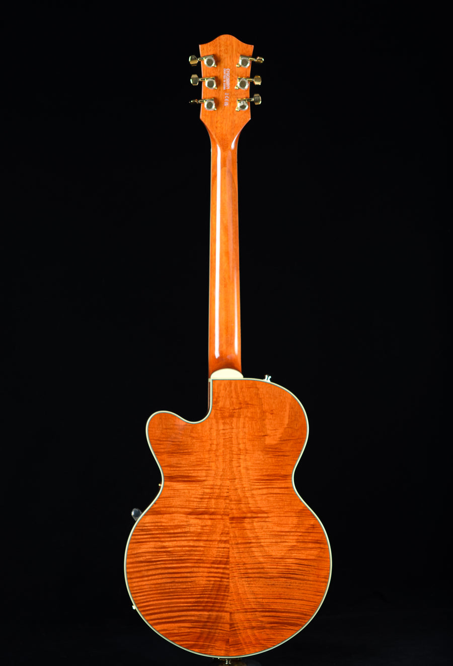 Gretsch Electromatic Ltd Flame Okoume Broadkaster Jr Single-Cut with Bigsby - Roundup Orange Stain