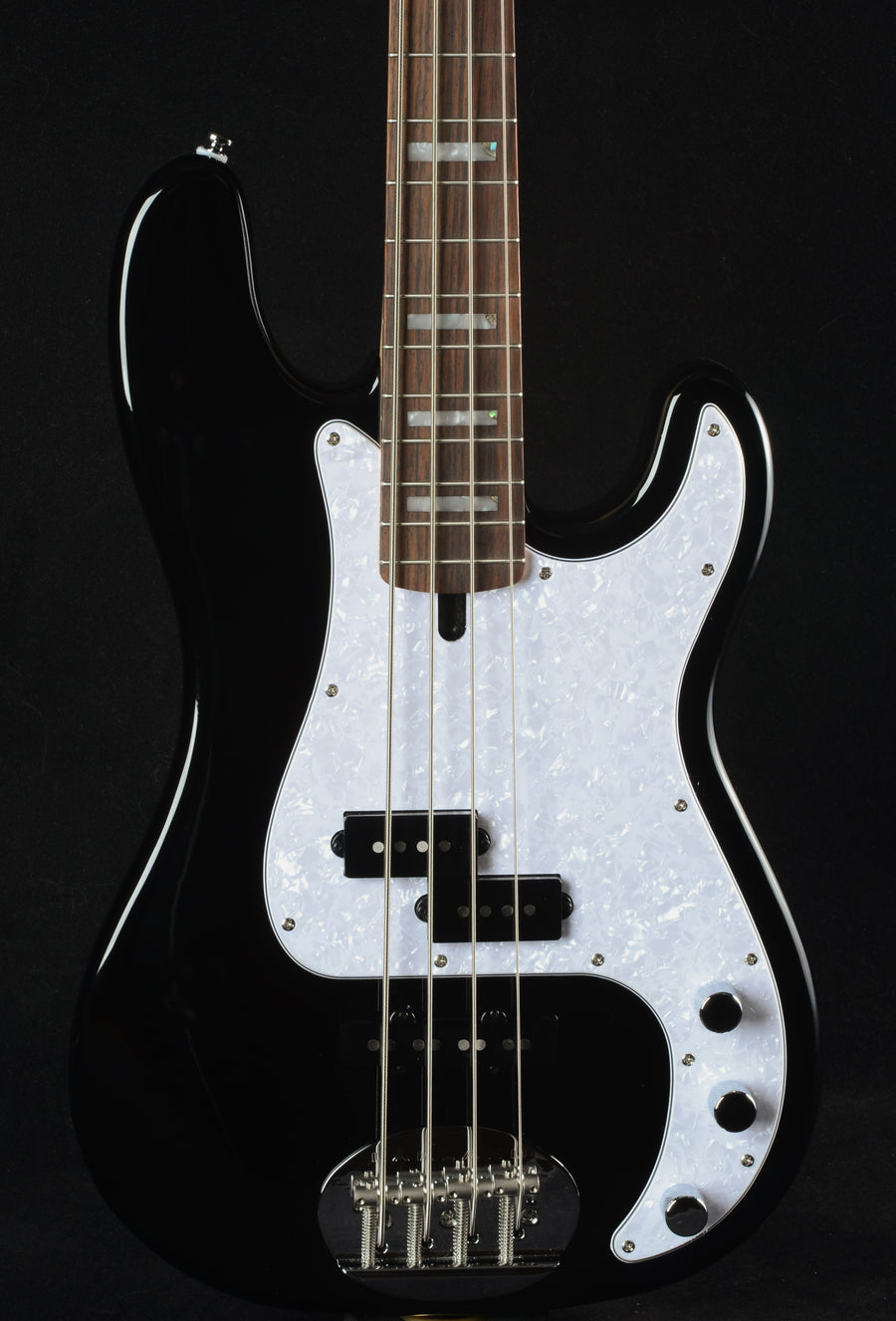 Lakland Skyline 44-64 Custom PJ with J Neck - Black