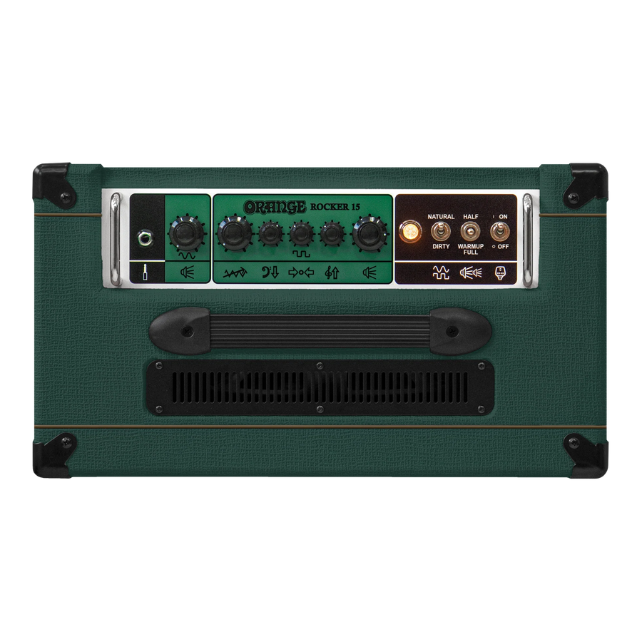 Orange Rocker-15 1x12 Combo - Limited Edition British Racing Green
