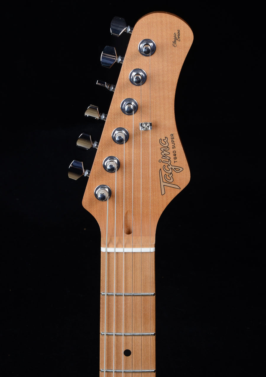 Tagima Classic Series T-640 Super HSS - Black with Black Pickguard