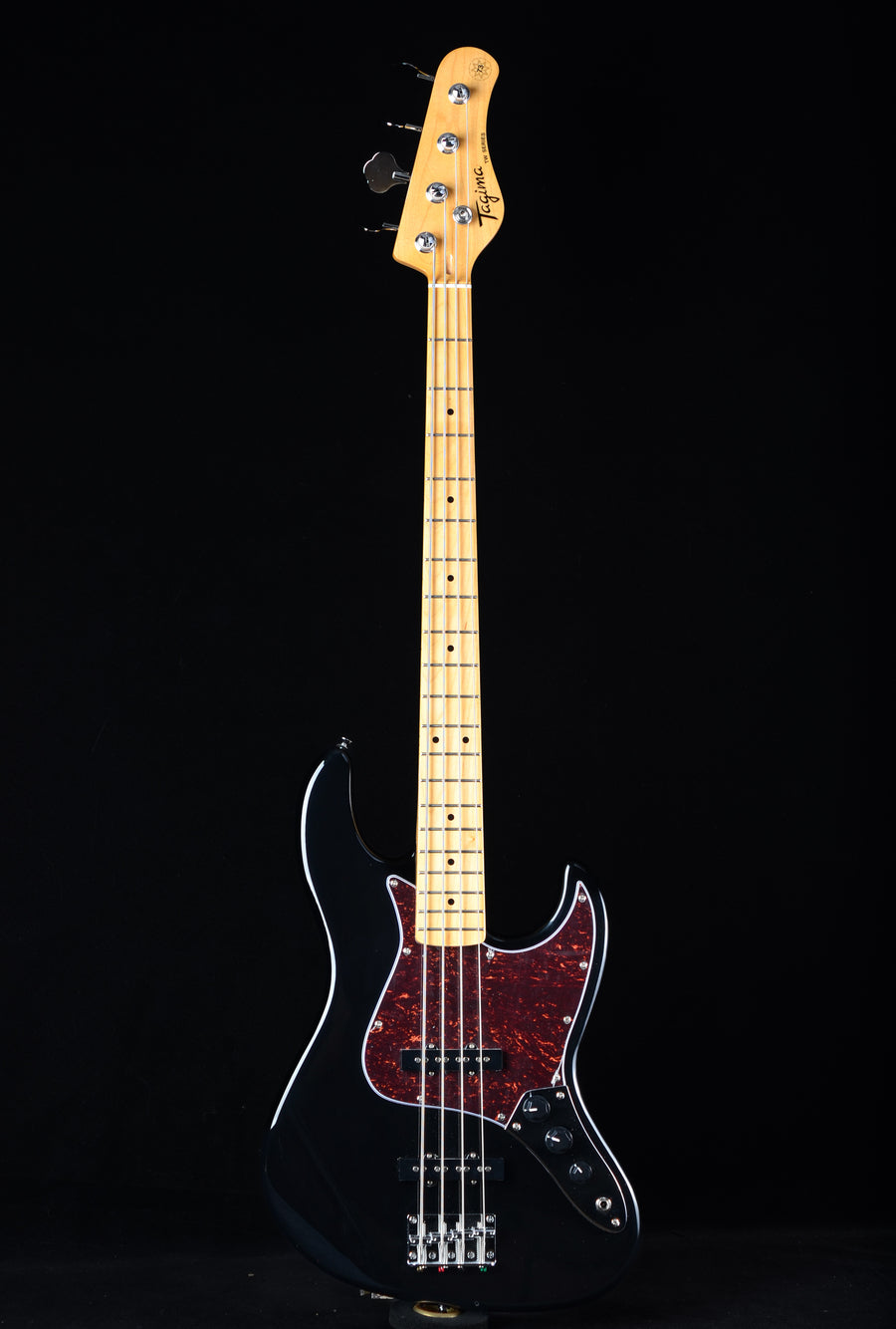 Tagima TW-73 Jazz Bass - Black/Tortoiseshell