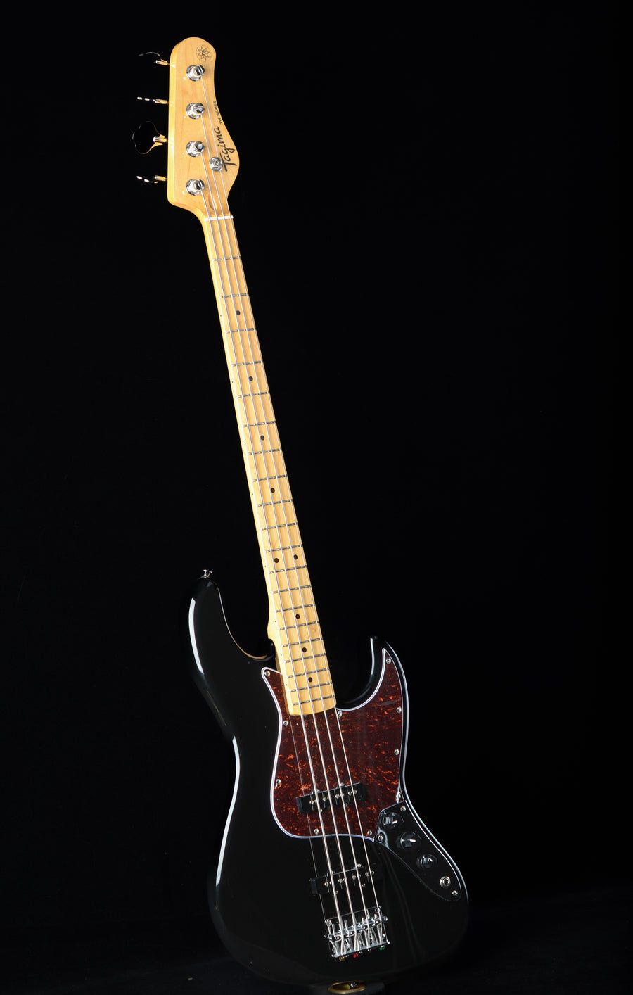 Tagima TW-73 Jazz Bass - Black/Tortoiseshell