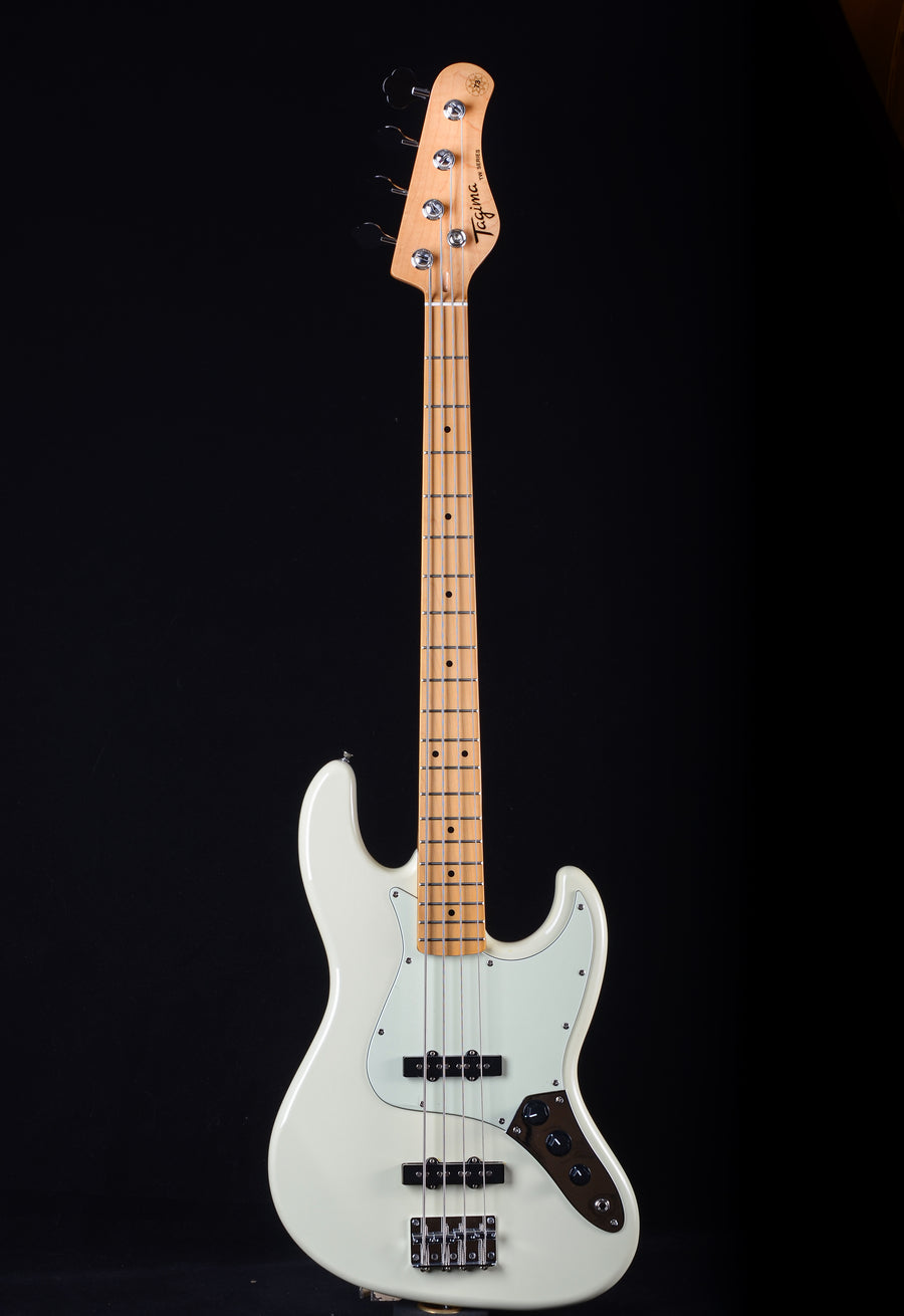 Tagima TW-73 Jazz Bass - White/Mint Green