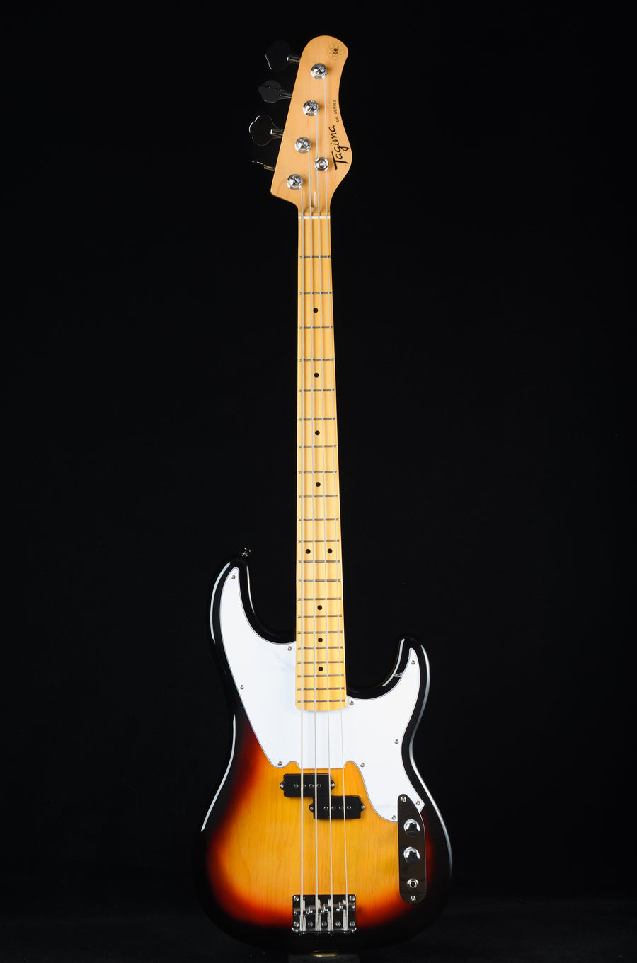 Tagima TW-66 Telecaster Bass - Sunburst with White Pickguard