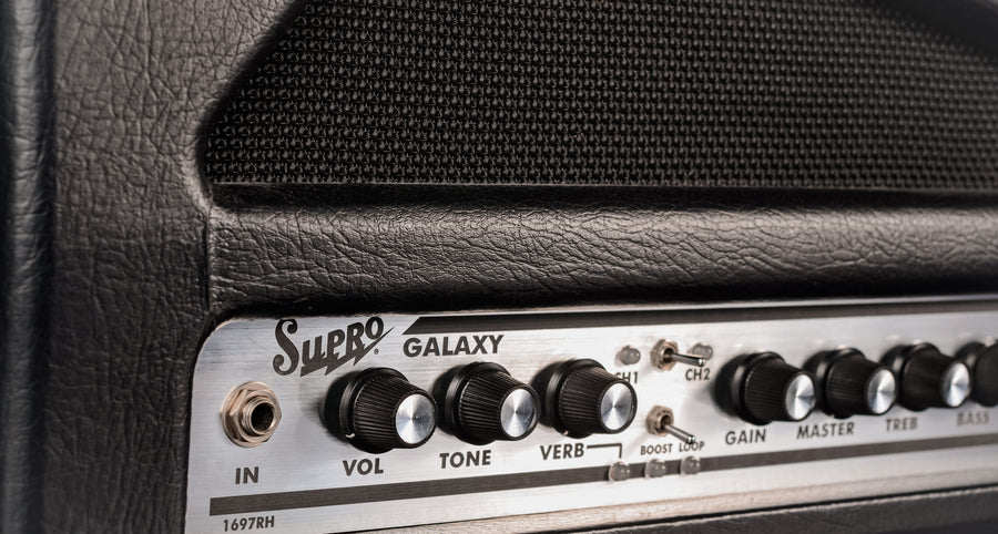 Supro 1697RH Galaxy Reverb 50-watt Head - Used