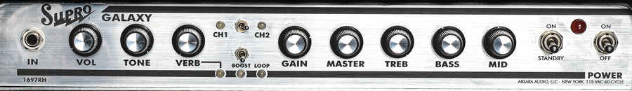 Supro 1697RH Galaxy Reverb 50-watt Head - Used