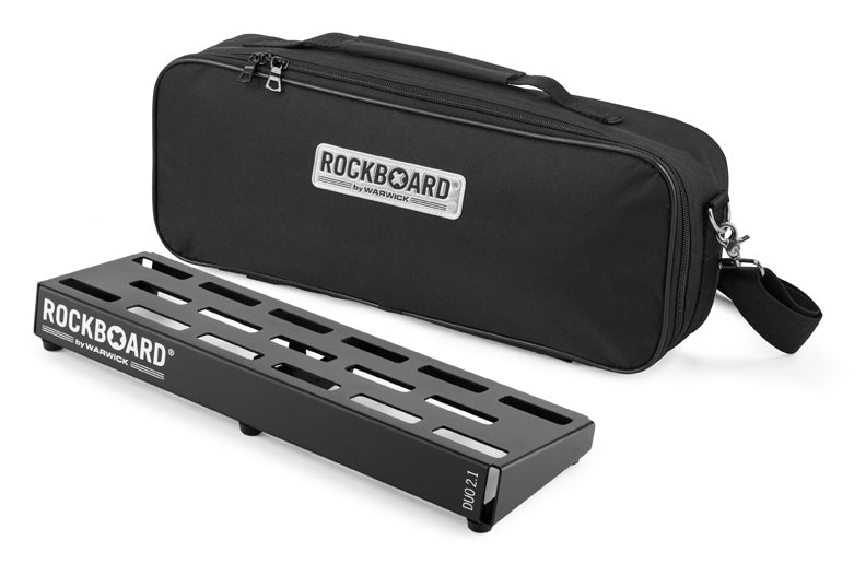 RockBoard DUO 2.1 Pedalboard with Gig Bag