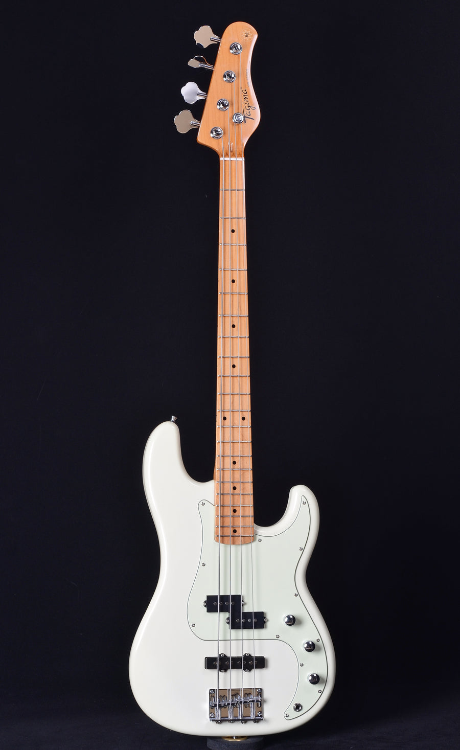 Tagima TW-65 P-J Bass - Olympic White/Mint Green